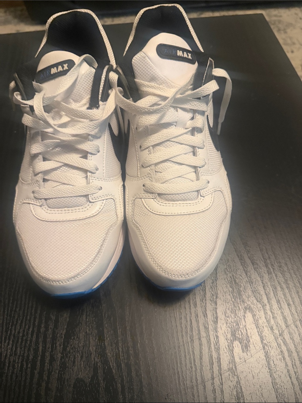 Nike White/Black Air Max Men's Athletic Sneakers